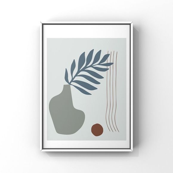 Henri Matisse Paris France floral abstract neutral wall art print Set of two - Picture 3 of 5